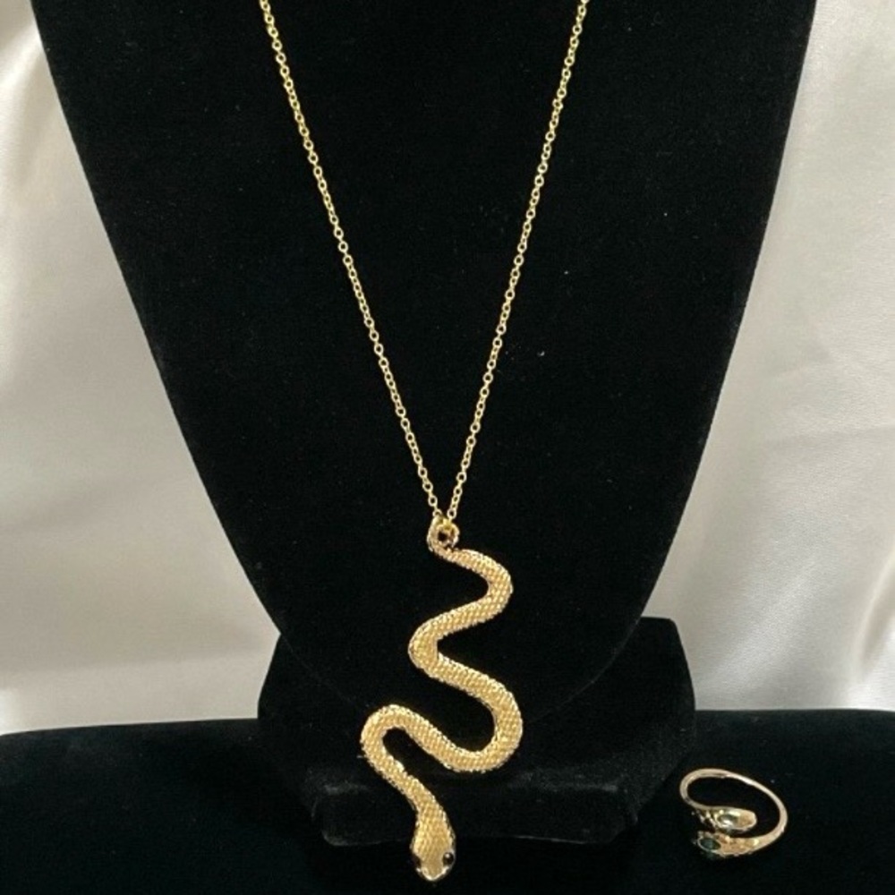 Snake Necklace & Snake Ring - Picture 8 of 11